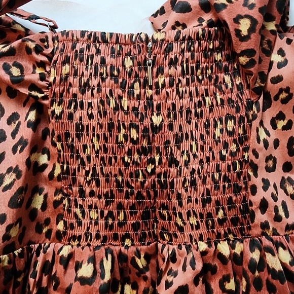 Rebecca Taylor Leopard Bow Top - Picture 7 of 15
